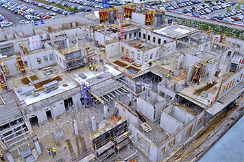 photo de suivi d'un chantier de construction