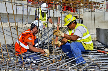 photo de suivi d'un chantier de construction
