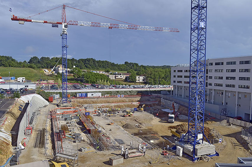 photo de suivi d'un chantier de construction