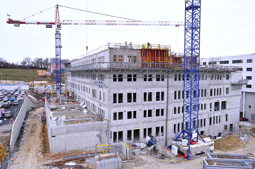 photo de suivi d'un chantier de construction