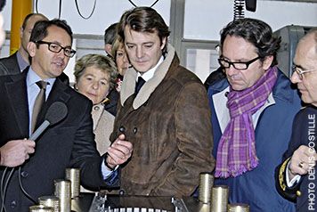 visite d'un ministre dans l'entreprise